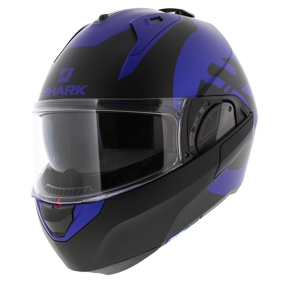 Shark Evo ES Kedje bleu mat noir BKB - Photo 1/1