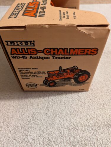NEW ERTL Allis-Chalmers WD-45 Orange Antique Tractor 1:16 1206 - Picture 3 of 6