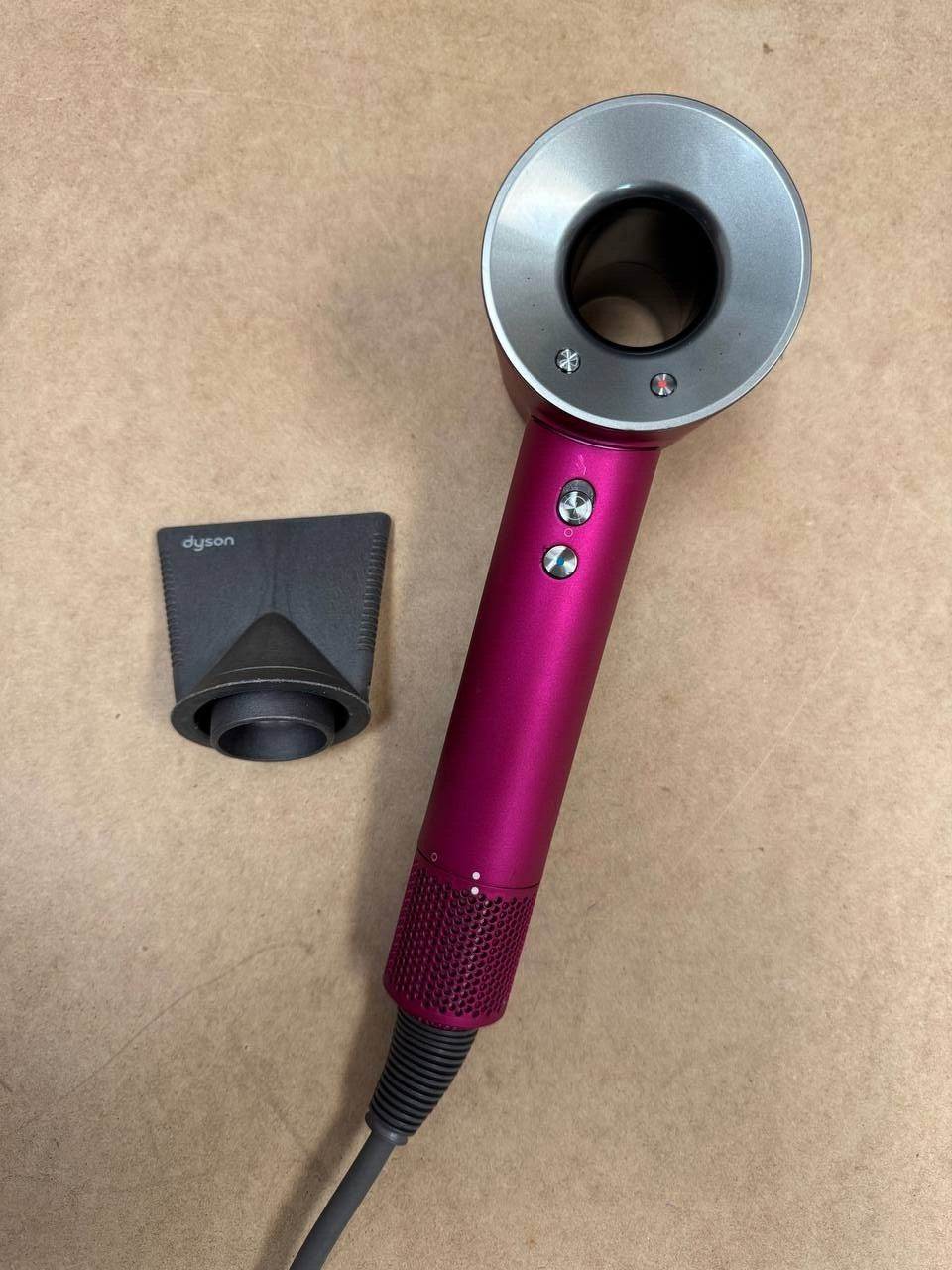 Dyson Supersonic HD07 Hair Dryer 100% Genuine in Silver Fuchsia  