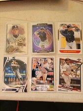 ALEX RODRIGUEZ 6 CARD LOT NEW YORK YANKEES SEATTLE