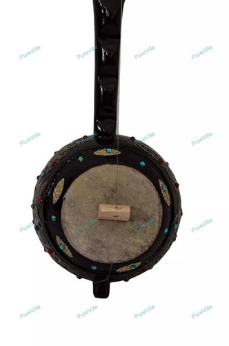 New Handmade Music Instrument One String Iktara 21" Inch Tumbi With String - Picture 4 of 10