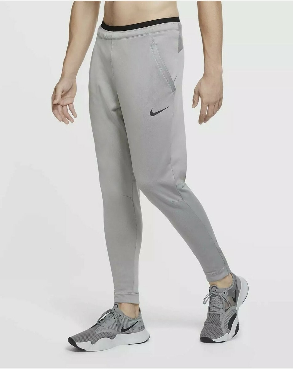 NEW Nike Pro Fleece Training Pants Particle Gray Black Size 4XL CZ2203 073