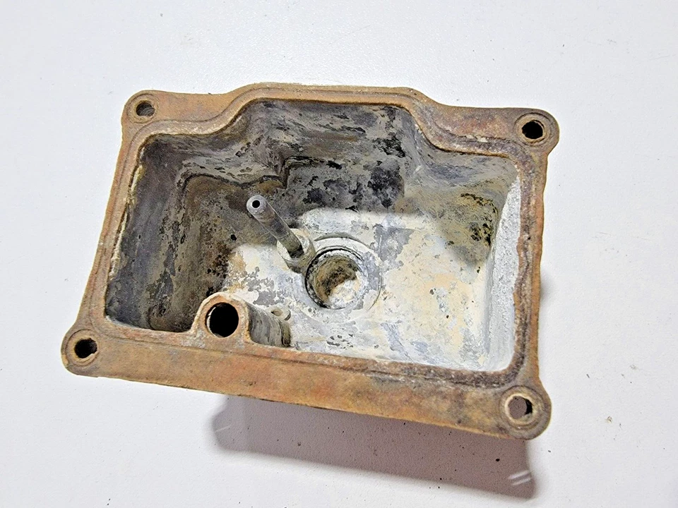 Carburetor Float Bowl 1975-1976 Kawasaki KT250 KT Trials 250 - Image 4 of 4