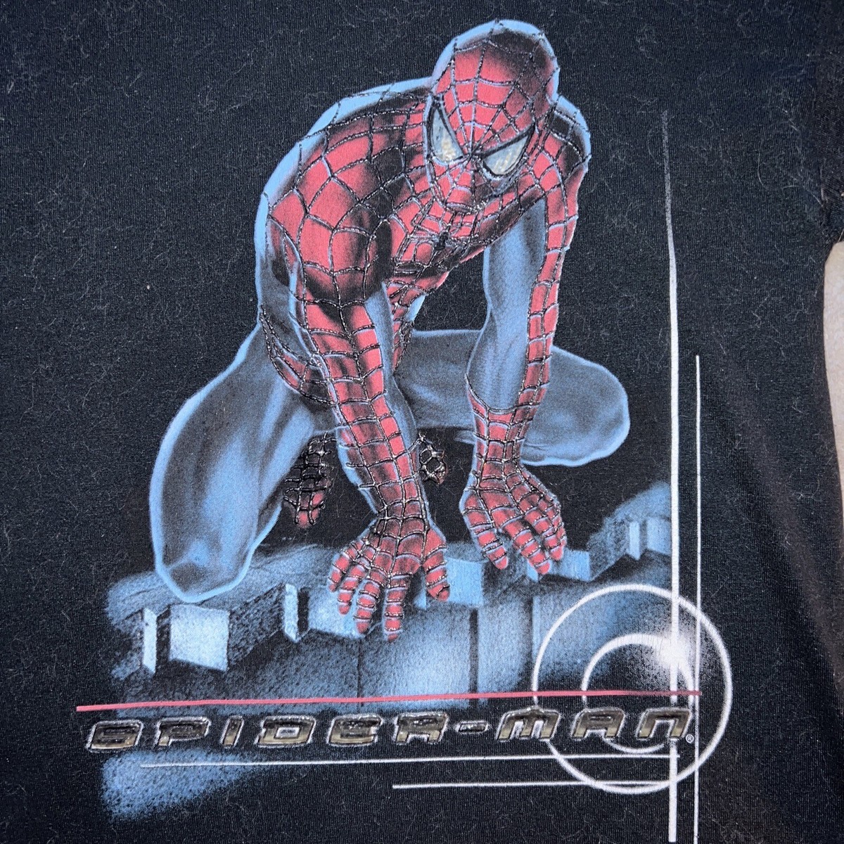 Rare Vintage 2002 Spider-Man Original Movie Promo T Shirt
