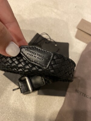 Bottega Veneta Braided Woven Belt Classic Design Size L *Free Ship
