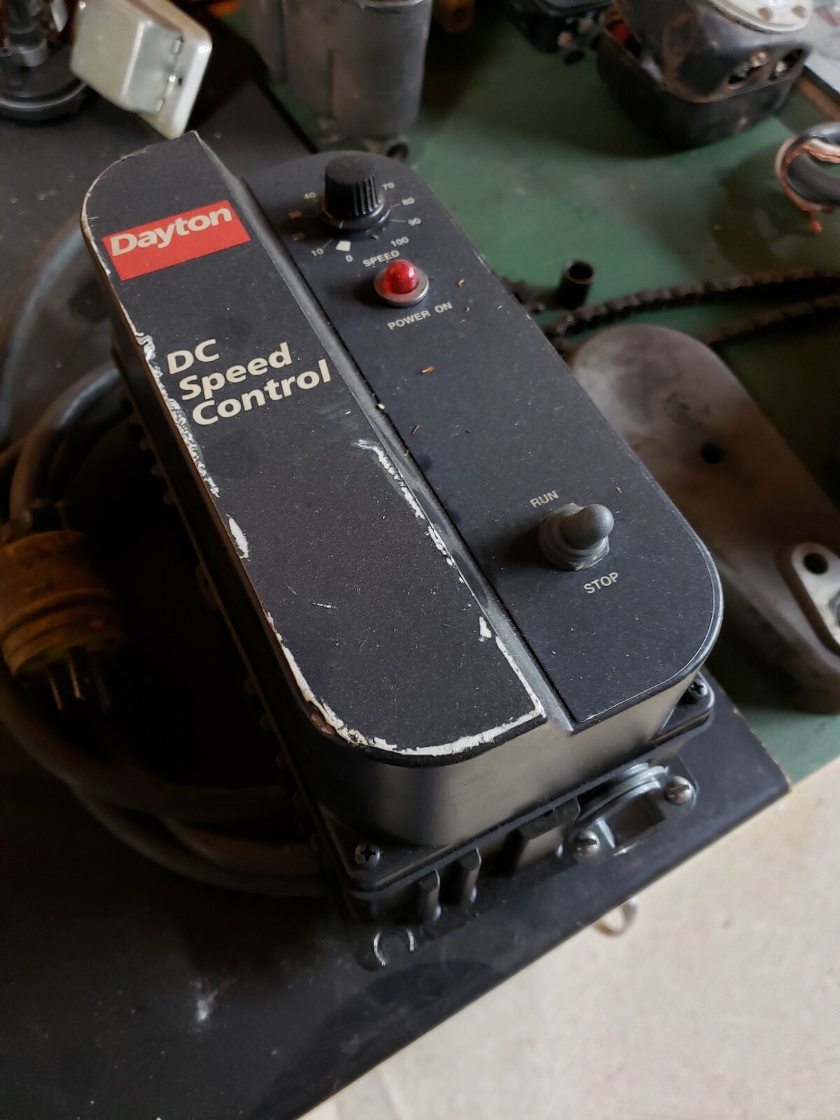 Dayton Permanent DC Gear motor With Dayton DC Driver unit. Works