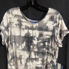 Vera Wang Womens Large Dress Curtain Call Tye Dye Abstract Style NWT Summer 56