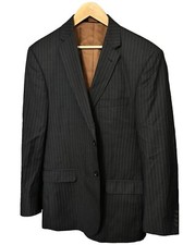 Joseph Jos A Bank Slim Fit 42R Wool Dark Gray Double Vented Blazer Sport Jacket