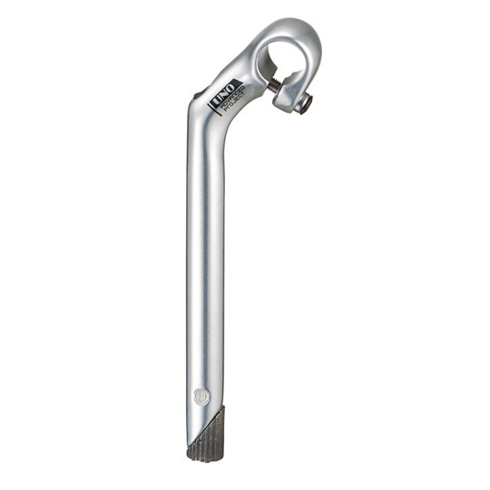 POTENCE ROUTE-VTT A PLONGEUR 25.4 ARGENT L 40mm POUR CINTRE 25.4mm