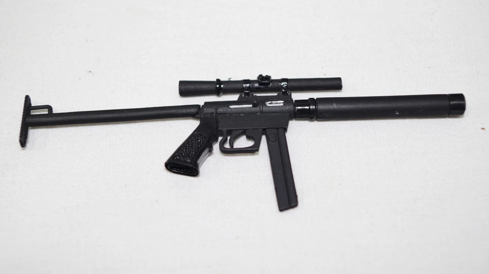 Rifle de francotirador Matilda villanos juguetes siglo XXI con estuche de transporte mochila escala 1:6 Foto 2 de 4