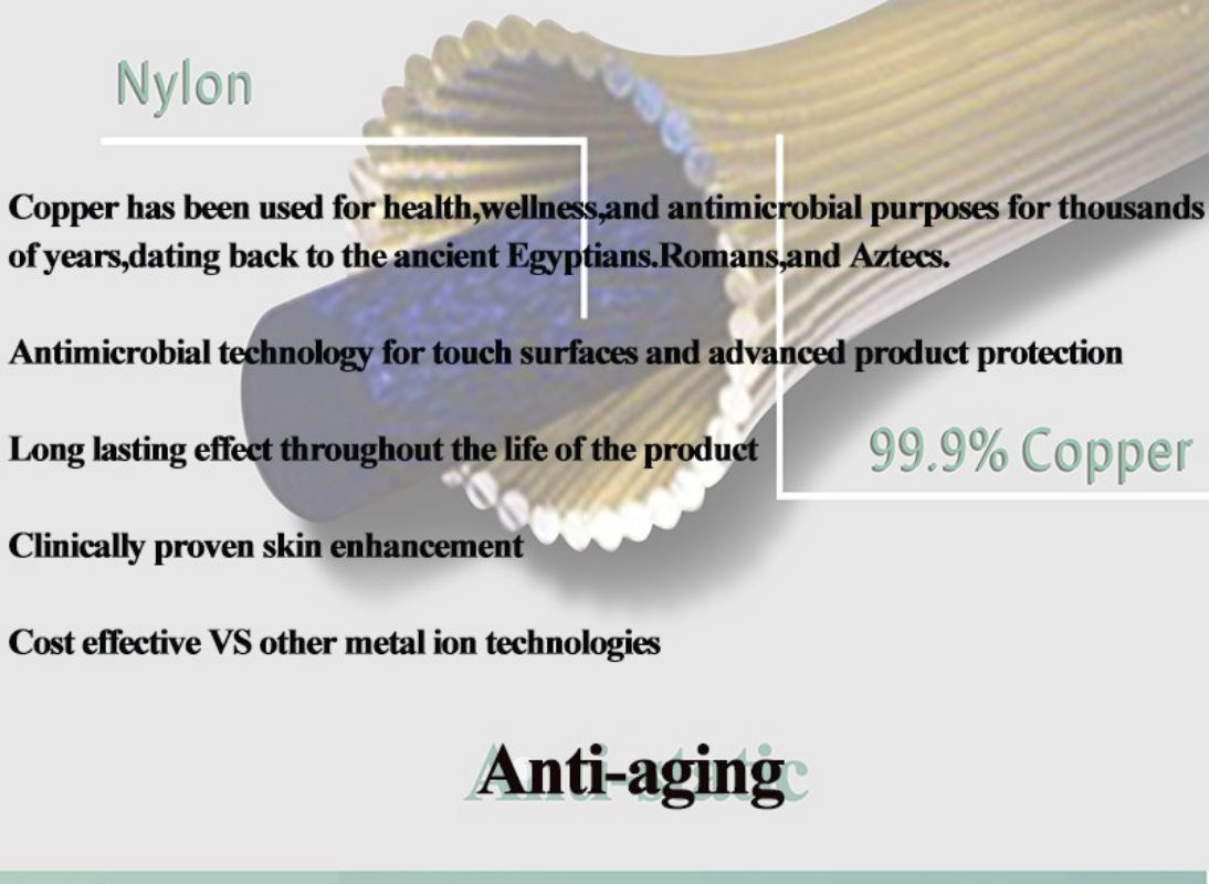 Copper antiaging pillow case/cosmetic pillowcasse set Home 100