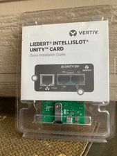 Vertiv Liebert Intellislot Unity Network Card, IS-UNITY-SNMP REV:23 -NEW SEALED