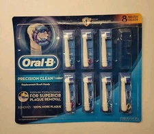 Oral-B Precision Clean Rotating Toothbrush Replacement Head - Pack of 7