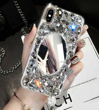 Mirror Bling Rhinestone Diamond Phone Case Cover For iPhone 14 13 12 11 Pro Max