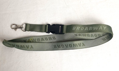 Broadway - Schlüsselband Lanyard, olivgrün NEU #162