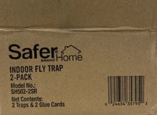 Safer Brand Home SH502-2SR 2 Indoor Plug-in Fly Trap Pack Of 2