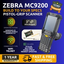 ✅Zebra MC92N0-G Wireless Pistol-Grip Barcode Scanner MC9200, 1-YEAR WARRANTY!🔥⭐