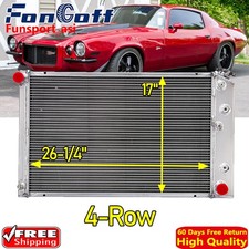 4 Rows Aluminum Radiator For 1970-81 Camaro Monte Carlo 1975-1979 Chevrolet Nova 4 Rows Aluminum Radiator For 1970-81 Camaro Monte Carlo 1975-1979 Chevrolet Nova