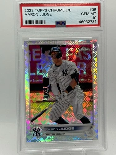 2022 Topps Chrome Logofractor Edition - Aaron Judge #35 PSA 10