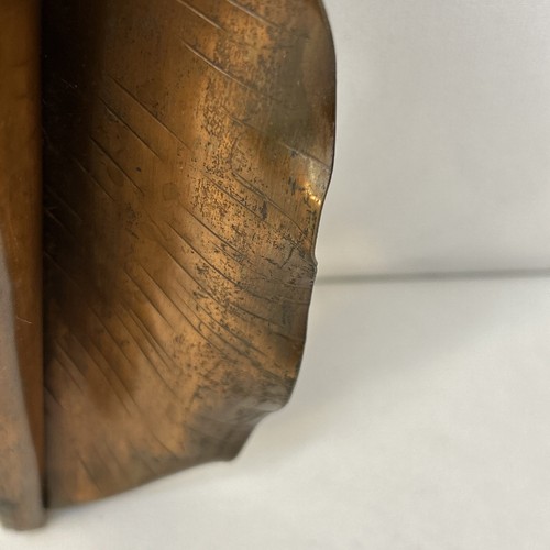 VTG Copper Wall Pocket Calla Lily Hanging Decorative Vase Planter 11" - Picture 8 of 18