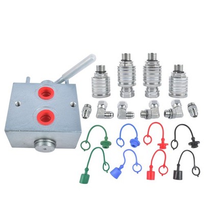 Manual Hydraulic Multiplier Valve 20 GPM 3/4-16ORB For Tractor Hydraulic Systems