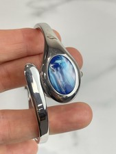 Picador London Women's Quartz Hidden Dial silver Tone Blue Bracelet Watch T109