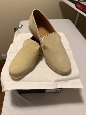 Paire Et Fils Confiant Sleepers Suede Loafer In Champagne