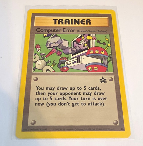 Wizards of the Coast Pokemon TCG Computer Error 16/53 Promo Regular EN
