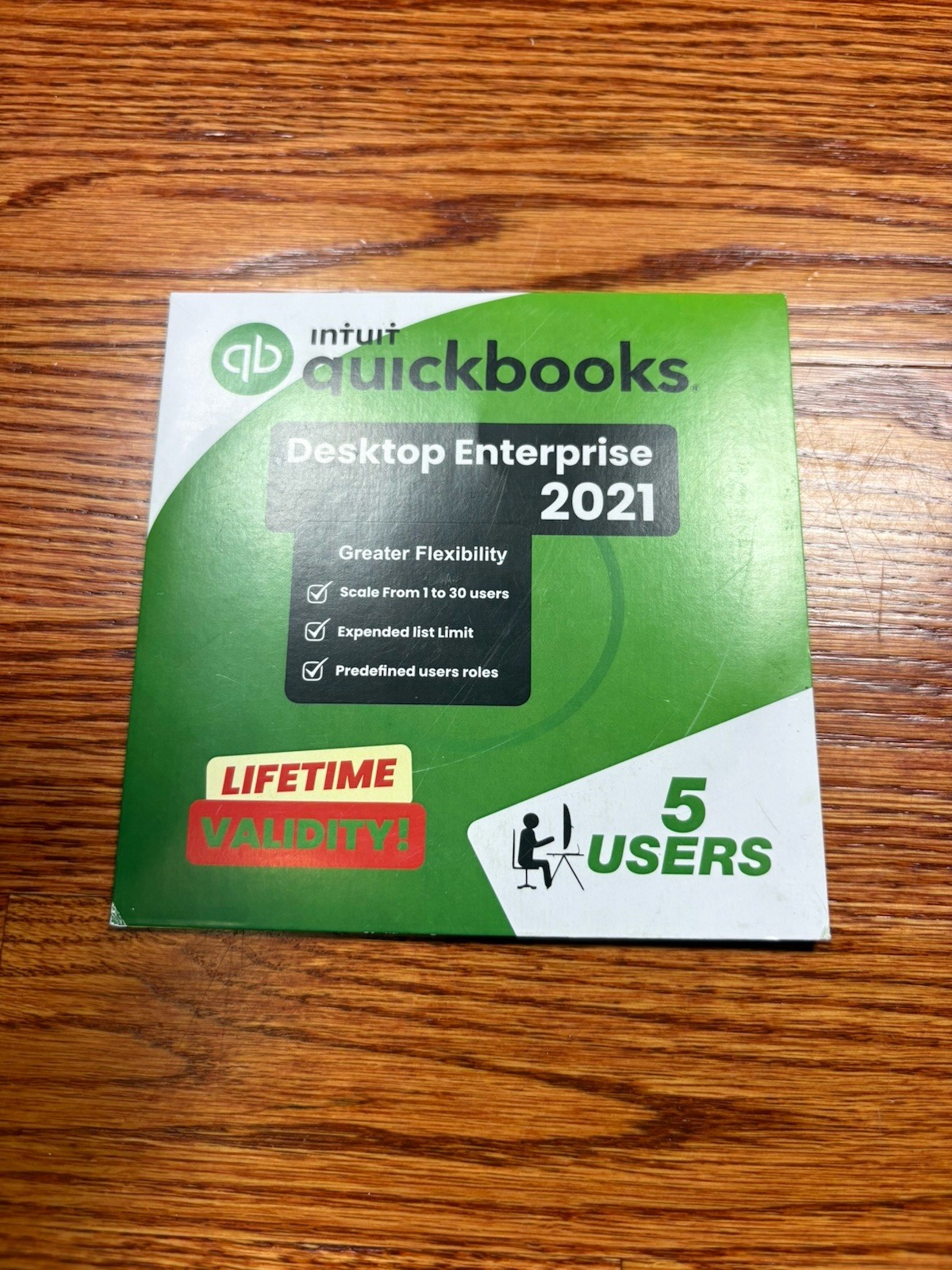 Quickbooks Desktop Enterprise 2021 For Windows 5-User Version US Only