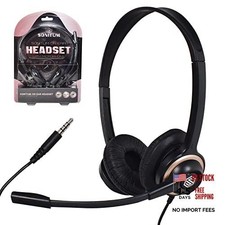Sonitum Headset with Microphone - Noise Canceling Computer Headset for 1 Pack