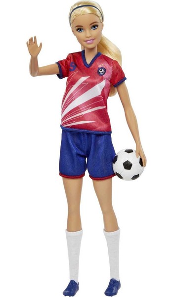 FußBallspieler-Puppe Barbie Inkl. ZubehöR Blond, Modell: You Can Be Anything-image