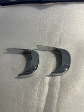 Mercedes-benz W121 190sl W198 300sl Front Bumper Chrome Joint Cover Oem Pair