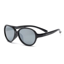Real Kids Shades Sky Aviator Sunglasses, UV Protection, Youth 7 , Black