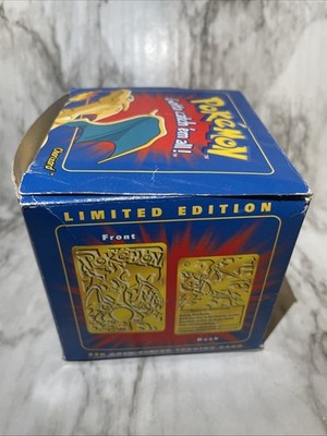 ポケモン リザードン　23kゴールドカード バーガーキング Pokemon 23K Gold Plated Charizard Burger King Trading Card SEALED