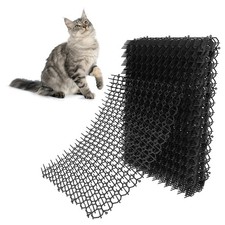 16 x 13 Inch Cat Scat Mat with Spikes Outdoor/Indoor, Cat Deterrent Mat 10 P...