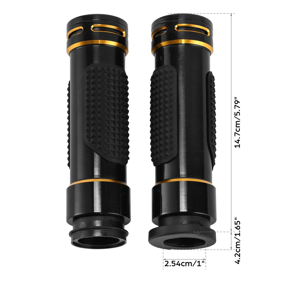 Empuñadura de manillar electrónica de 1" apta para Harley Touring Street Road Glide 08-24 Foto 2 de 4