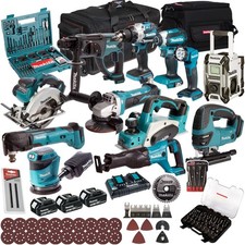 Makita 18V 12 Piece Combo Kit 3 x 5.0Ah Battery & Accessories Set T4TKIT-17223