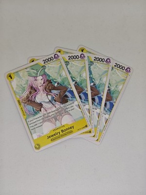 One Piece OP15-105 Jewelry Bonney Playset 4x English NM TCG