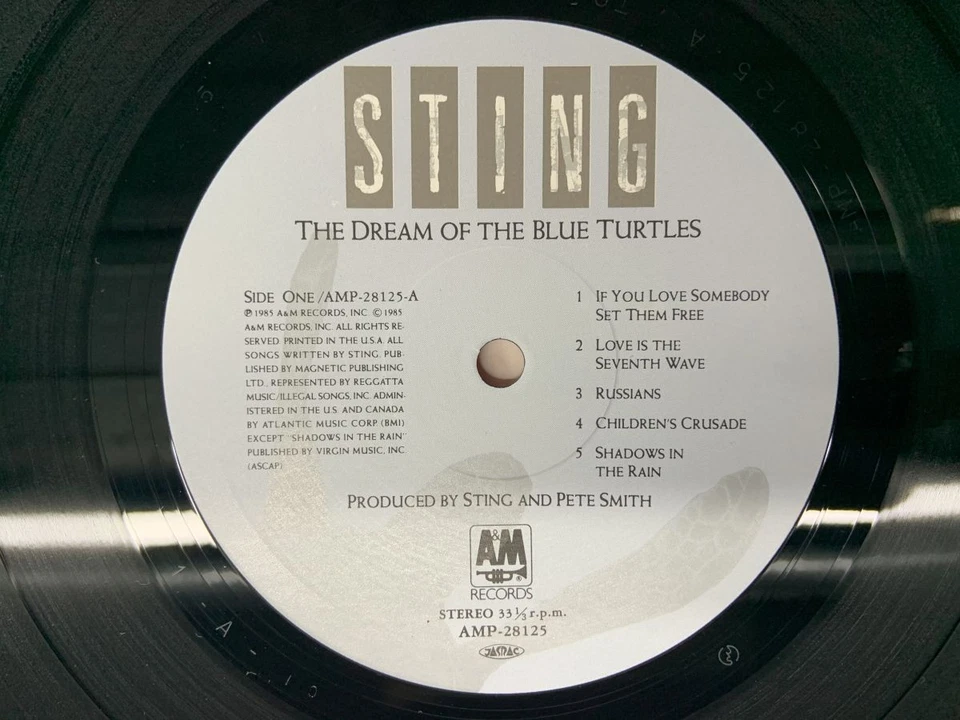 Sting The Dream Of The Blue Turtles Japan LP OBI [56188ER] - Image 2 of 2
