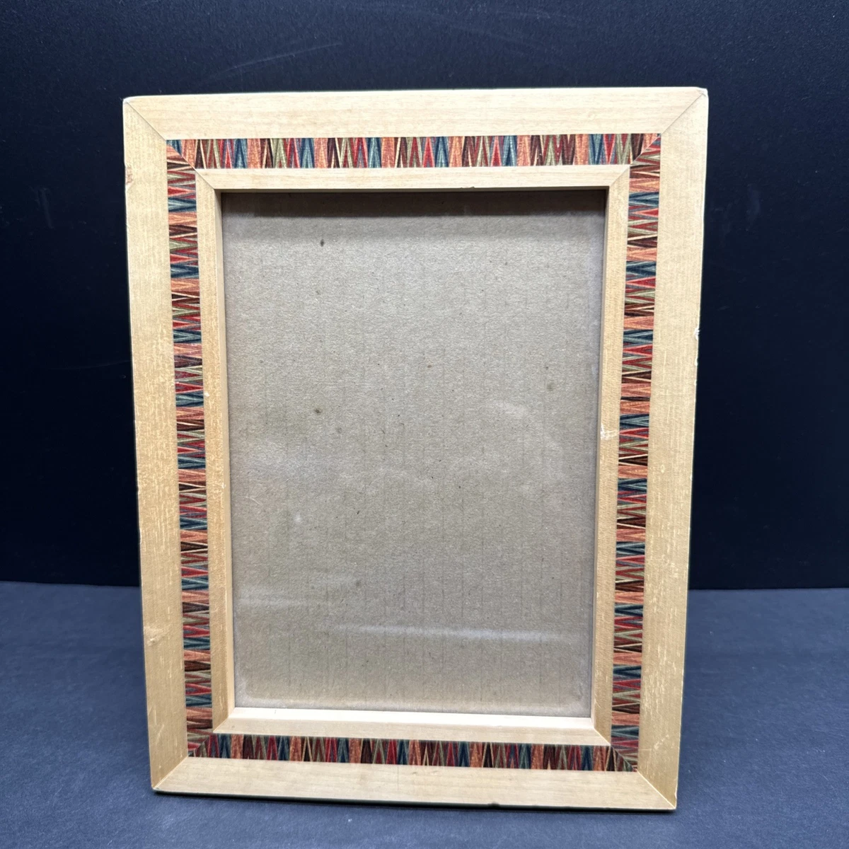 Serre-livres En Bois Avec Cadre Photo Furio – Style Art Déco – Marron Foncé