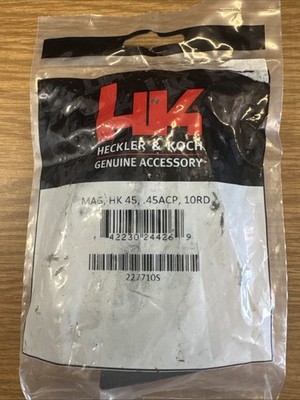 Heckler & Koch H&K Hk45 10rd Factory Magazine 45 ACP - Dove Tail - Fast Shipping