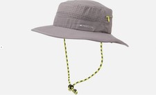 Mission Cooling Anywhere Boonie Hat UPF 50 Wide Brim Unisex Gray