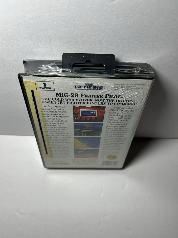 BRAND NEW SEALED 1992 Sega Genesis MiG-29 Fighter Pilot SIB - Image 4 of 4