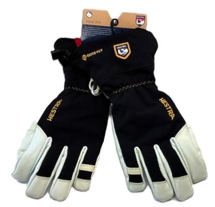 Hestra Unisex Army Leather Gore Snowboard Snow Ski Glove Black Size 8 NEW