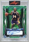 Shaquille O'Neal 2025 Leaf Metal Authentics Vol. 2 Kaleidoscope Green Auto /15
