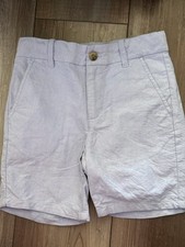 Janie and Jack Boys Adjustable Waist Shorts Sz 6 Blue
