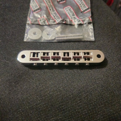 #ad #ad StewMac Nashville Tune o matic Bridge Chrome $20.00
