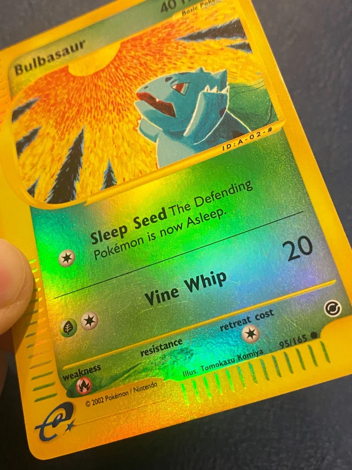 Bulbasaur 95/165 Reverse Holo - Expedition (2002) E-Reader E-Series NM - Image 4 of 4