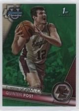 2023-24 Bowman U Chrome Green Refractor 75/99 Quinten Post #14 f4o