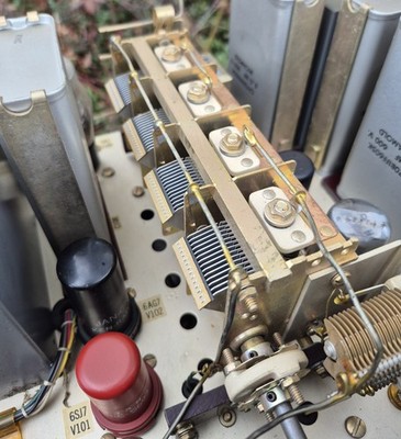 Audio Osc TS382 4fach Drehko Röhren 6SJ7 6AG6 6V6GT 5Y3GT 6Y6G 6SL7GT OA3 6J5